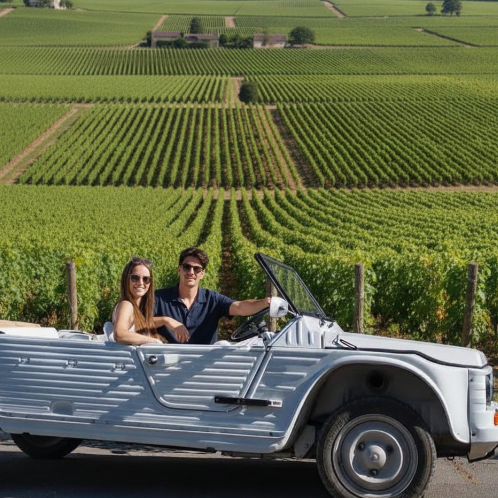 Coffret Cadeau CitroĂ«n MĂHARI âą Escapade libre en duo + Visite du Cassissium