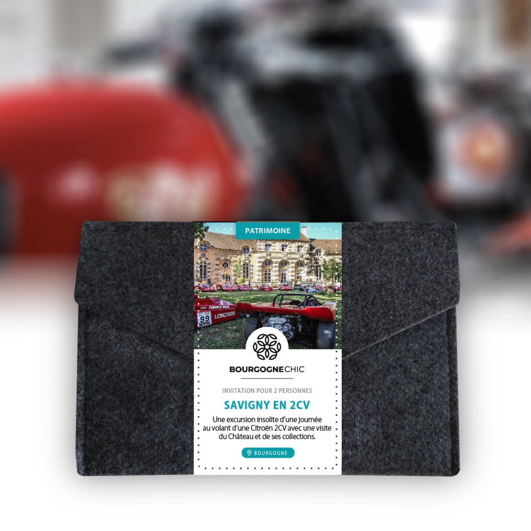 Coffret Location 2CV • Escapade Libre & Visite du Château de Savigny