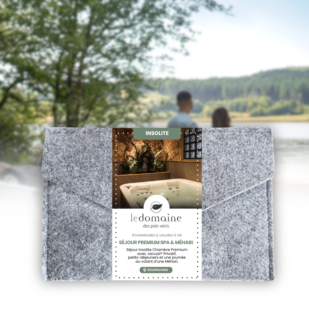 Coffret Cadeau Séjour PREMIUM au Choix & Méhari • Jacuzzi® Privatif